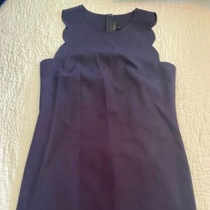 JCrew Scalloped Dress